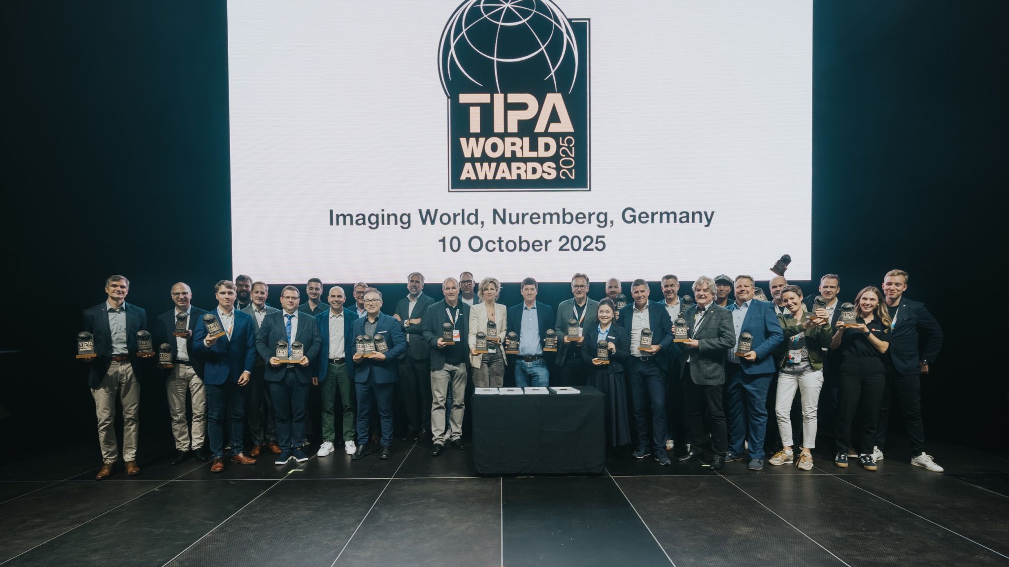 AGO Film Processor at TIPA World Awards 2025 ceremony
